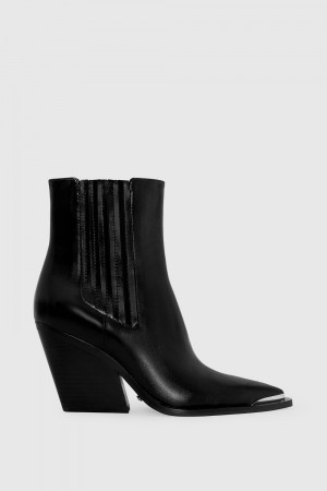 Botte Rebecca Minkoff West Bootie Femme Noir | 23PBETZWV