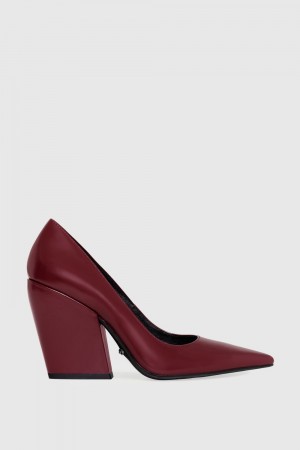 Escarpin Rebecca Minkoff Megan Pump Femme Rouge Foncé | 62XWAUOPF