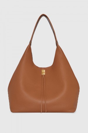 New Arrivals Rebecca Minkoff Darren Signature Carryall Femme Caramello | 51YZAGRTF
