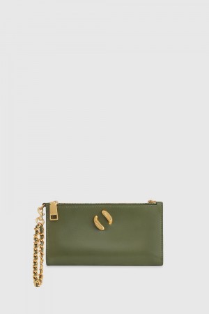 New Arrivals Rebecca Minkoff Infinity Wristlet Femme Vert Olive | 67ZOCVIGN