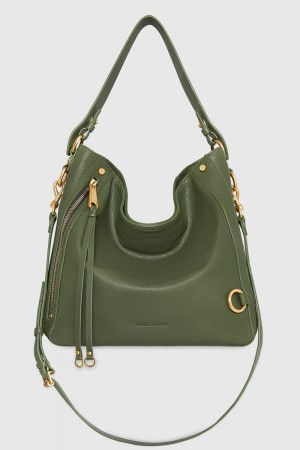New Arrivals Rebecca Minkoff M.A.B. Hobo Femme Vert Olive | 71ZIPCJVQ