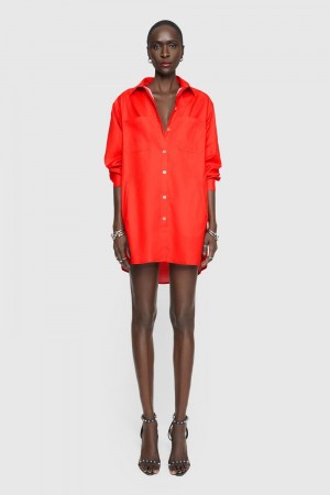 Peignoir Rebecca Minkoff Tori Dress Femme Rouge | 39UFCYBRJ