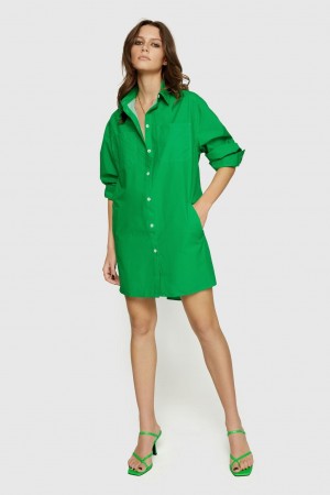 Peignoir Rebecca Minkoff Tori Dress Femme Vert | 05MGHXNTP