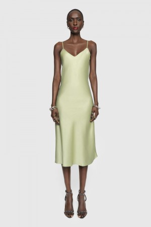 Peignoir Rebecca Minkoff Verona Slip dress Femme Menthe | 78IEMZWYL