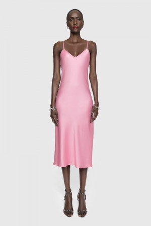 Peignoir Rebecca Minkoff Verona Slip dress Femme Noir | 49GXDBHEF