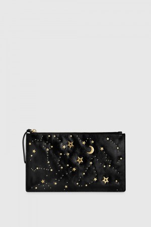 Pochettes Rebecca Minkoff Large Celestial Studded Pouch Femme Multicolore | 39CKUARLQ