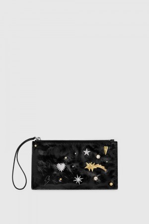 Pochettes Rebecca Minkoff Medium Celestial Studded Pouch Femme Multicolore | 31PIOJRBG