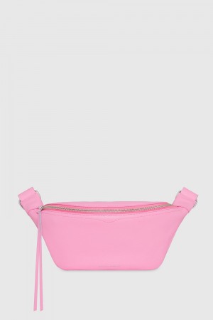 Sac Banane Rebecca Minkoff Bree Belt Bag Femme Bubble Gum | 46KTXWELJ