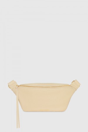 Sac Banane Rebecca Minkoff Bree Belt Bag Femme Latte | 81WMAKXOJ