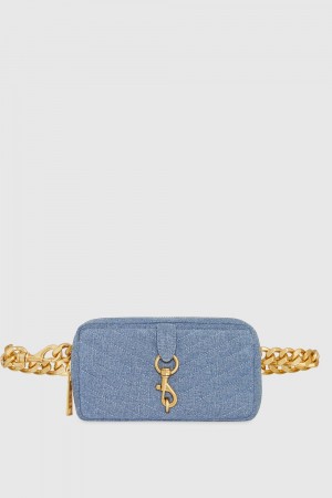 Sac Banane Rebecca Minkoff Edie Belt Bag Femme Bleu | 28GPHRAMB