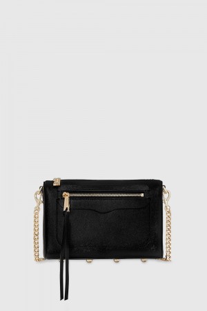 Sac Bandoulière Rebecca Minkoff Avery Crossbody Femme Noir | 25OXZNBVP
