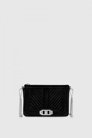 Sac Bandoulière Rebecca Minkoff Chevron Quilted Mini Love Crossbody Femme Multicolore | 38VLYTSZA