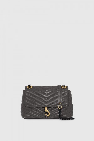 Sac Bandoulière Rebecca Minkoff Edie Crossbody Femme Elephant | 69LAFKBQN