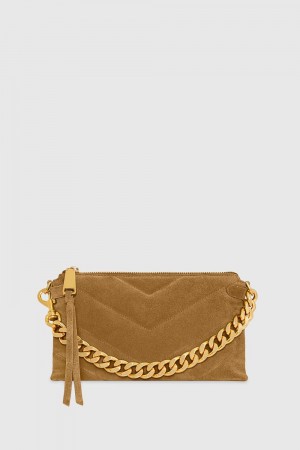 Sac Bandoulière Rebecca Minkoff Edie Maxi Medium Crossbody Femme Orange | 19DFQECSO