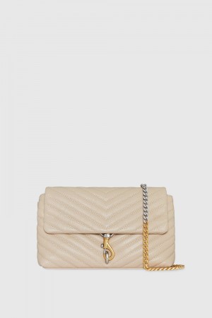 Sac Bandoulière Rebecca Minkoff Edie Medium Crossbody Femme Grise | 57BUOSFVH