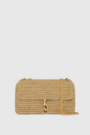 Sac Bandoulière Rebecca Minkoff Edie Medium Crossbody Femme Noir | 46ESBGJDW