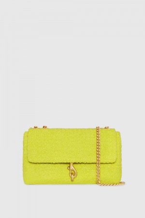 Sac Bandoulière Rebecca Minkoff Edie Medium Crossbody Femme Chartreuse | 80DCHKABY