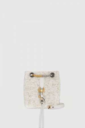 Sac Bandoulière Rebecca Minkoff Edie Mini Bucket Femme Marron | 12EHRLBGI