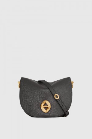 Sac Bandoulière Rebecca Minkoff G Large Saddle Femme Elephant | 53EYRGVHB