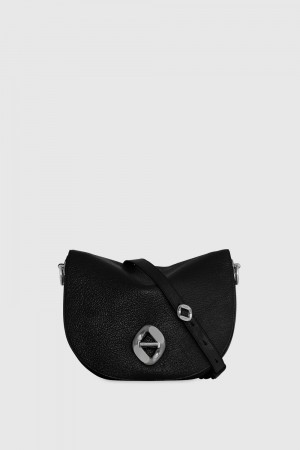 Sac Bandoulière Rebecca Minkoff G Large Saddle Femme Noir | 24DVIERNW
