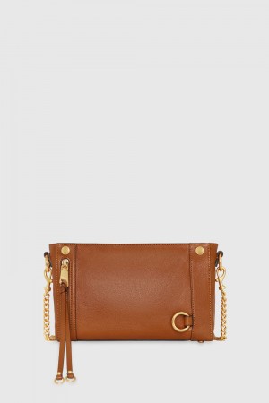 Sac Bandoulière Rebecca Minkoff Mini M.A.B. Crossbody Femme Caramello | 72VDMROHY