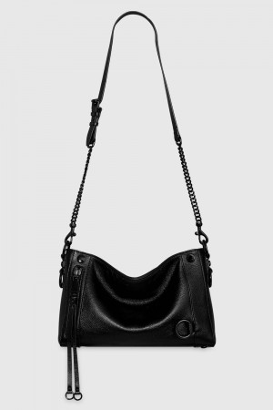 Sac Bandoulière Rebecca Minkoff Mini M.A.B. Crossbody Femme Noir Noir | 72SXKHOVG