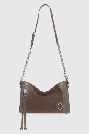 Sac Bandoulière Rebecca Minkoff Mini M.A.B. Crossbody Femme Grise | 57KWBZNJC