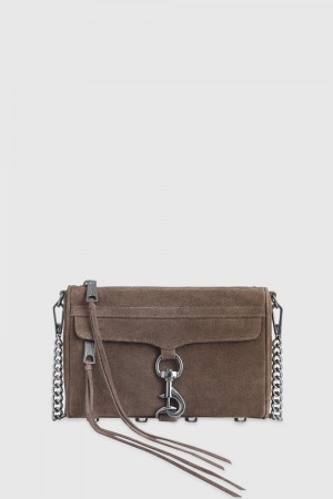 Sac Bandoulière Rebecca Minkoff Mini M.A.C. Femme Grise | 73PJGUMHR