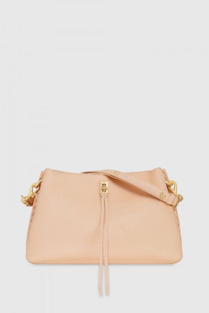 Sac Porté Épaule Rebecca Minkoff Darren E/W Shoulder Bag Femme Beige | 41QTICKLP