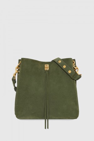 Sac Porté Épaule Rebecca Minkoff Darren Shoulder Bag Femme Vert Olive | 96DSVMETX