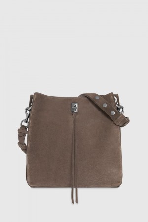 Sac Porté Épaule Rebecca Minkoff Darren Shoulder Bag Femme Grise | 59PGSJENZ