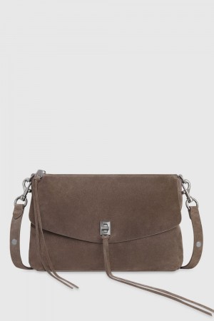 Sac Porté Épaule Rebecca Minkoff Darren Top Zip Shoulder Bag Femme Multicolore | 50TRFWCHU