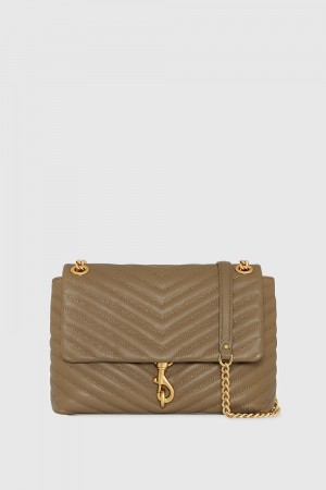 Sac Porté Épaule Rebecca Minkoff Edie Flap Shoulder Bag Femme Surplus | 42VQJYXDI