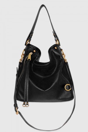 Sac Porté Épaule Rebecca Minkoff M.A.B. Hobo Femme Noir | 17JOKLWRP