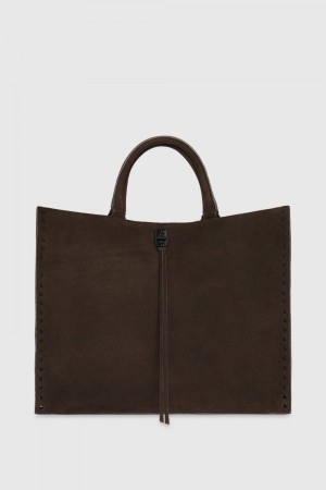 Sacs Fourre Tout Rebecca Minkoff Darren Tote Femme Espresso | 16RVGFDPS