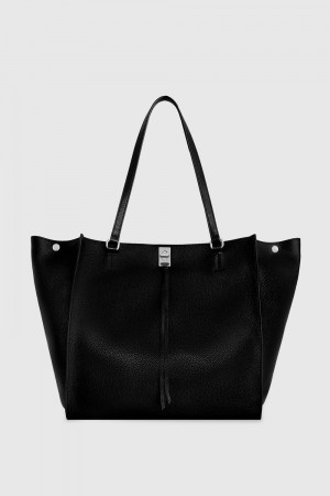 Sacs Fourre Tout Rebecca Minkoff Darren E/W Tote Femme Noir | 09HNIGTFL