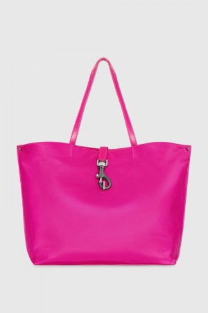 Sacs Fourre Tout Rebecca Minkoff Megan Nylon Tote Femme Rose | 58QWFDPMT