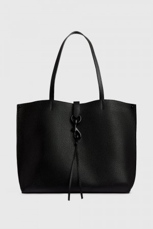 Sacs Fourre Tout Rebecca Minkoff Megan Tote Femme Noir Noir | 15PLHVOJS