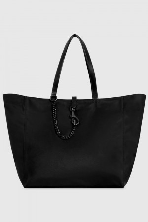 Sacs Fourre Tout Rebecca Minkoff Megan Weekender Tote Femme Noir Noir | 10QUDXKNF