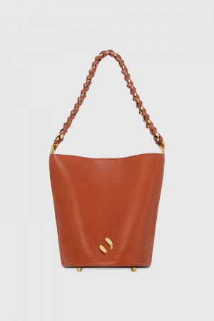 Sacs Seau Rebecca Minkoff Infinity Bucket Femme Marron | 87ULBOSGW