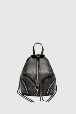 Sacs à Dos Rebecca Minkoff Convertible Mini Julian Backpack Femme Noir Grise | 19LSDMVPH