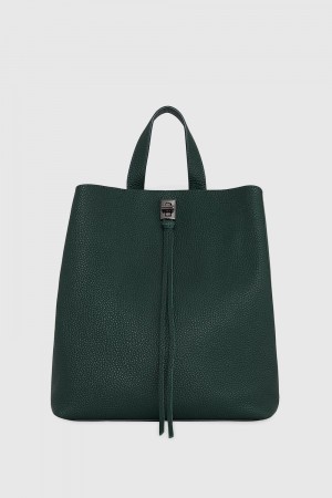 Sacs à Dos Rebecca Minkoff Darren Medium Backpack Femme Vert | 15TEJZMIW