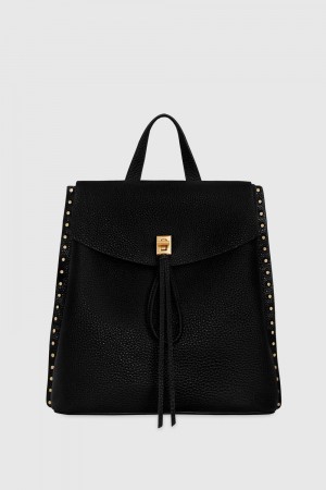 Sacs à Dos Rebecca Minkoff Darren Signature Backpack Femme Noir | 40CDLNOFR