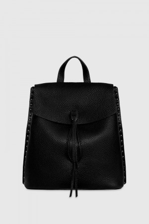 Sacs à Dos Rebecca Minkoff Darren Signature Backpack Femme Noir Noir | 40AVLBKFM