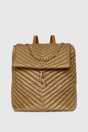 Sacs à Dos Rebecca Minkoff Edie Nylon Backpack Femme Military | 61MAFLBDI