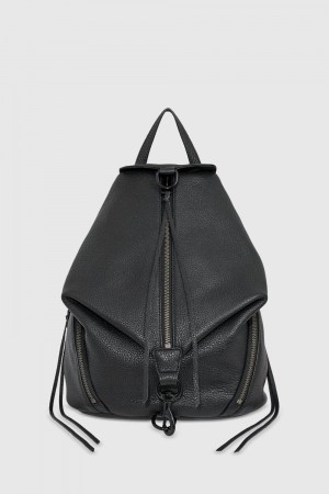 Sacs à Dos Rebecca Minkoff Julian Backpack Femme Noir Noir | 23WBFYUKH