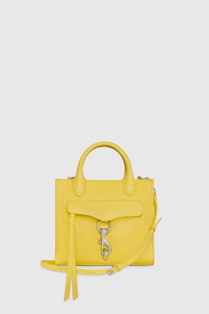 Top Handle Bags Rebecca Minkoff Megan Mini Tote Femme Soleil | 59VCZKOQI