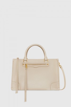 Top Handle Bags Rebecca Minkoff Regan Satchel Femme Marron | 56LWROJQC