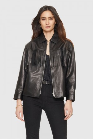 Vêtements D'extérieur Rebecca Minkoff Shannon Jacket Femme Noir | 68CIJDAXZ